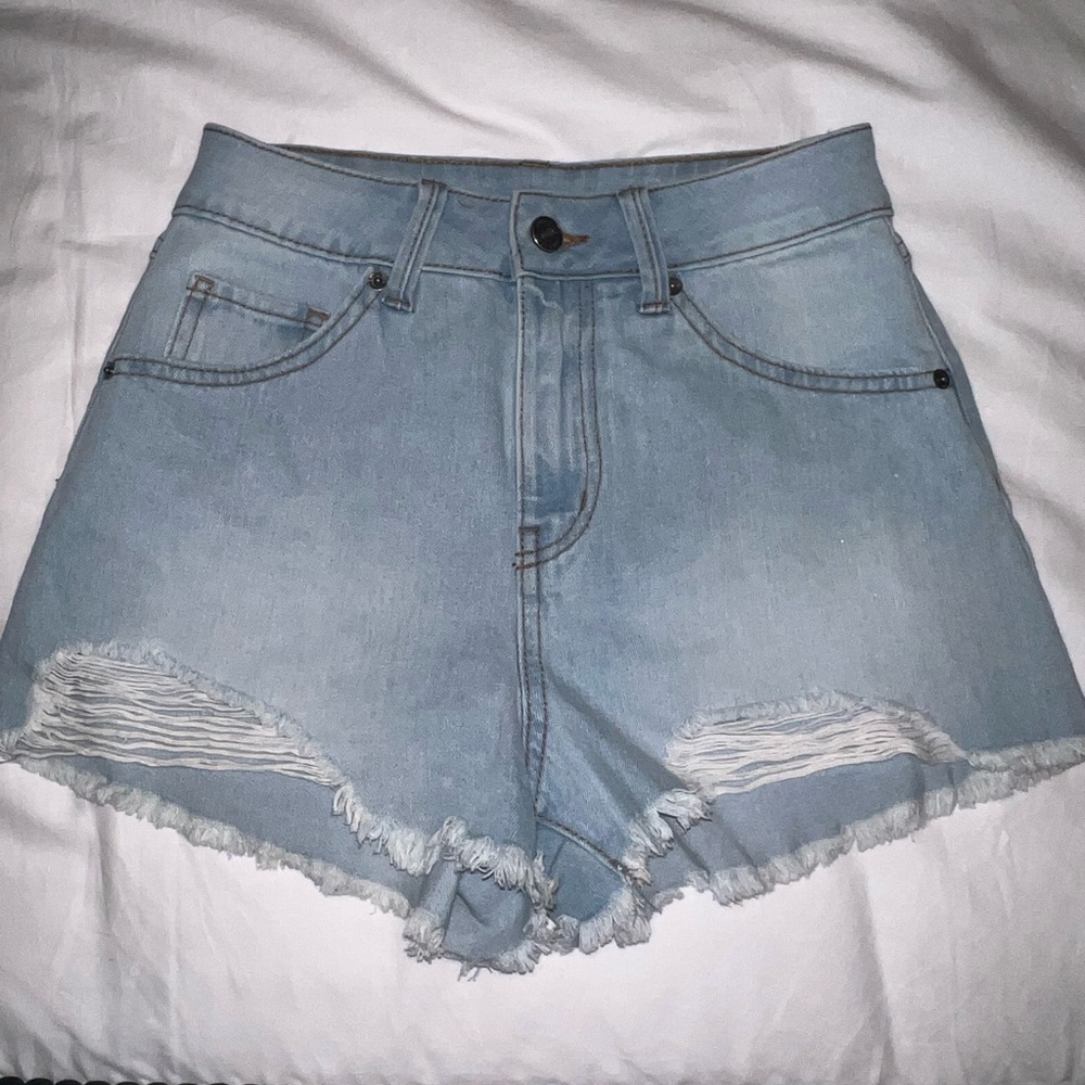Denim shorts